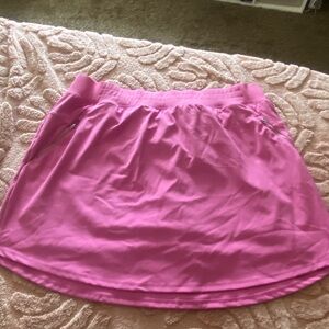 Lane Bryant Pink Bubble Mini Skirt